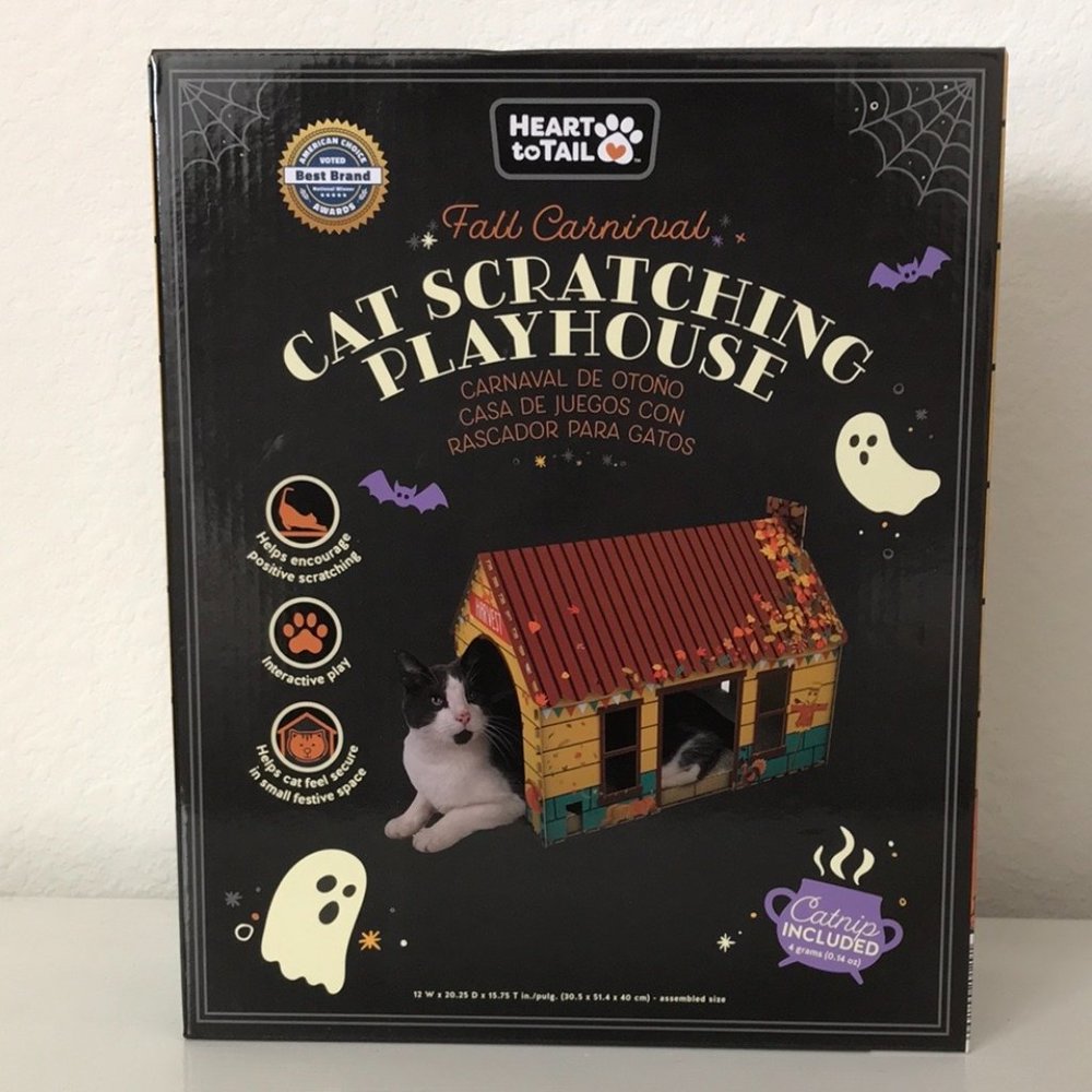 Cat Scratching Playhouse